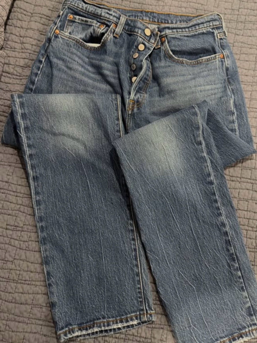Levi's 501 Blue Denim Jeans